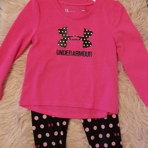 18 month girls under armour outfit